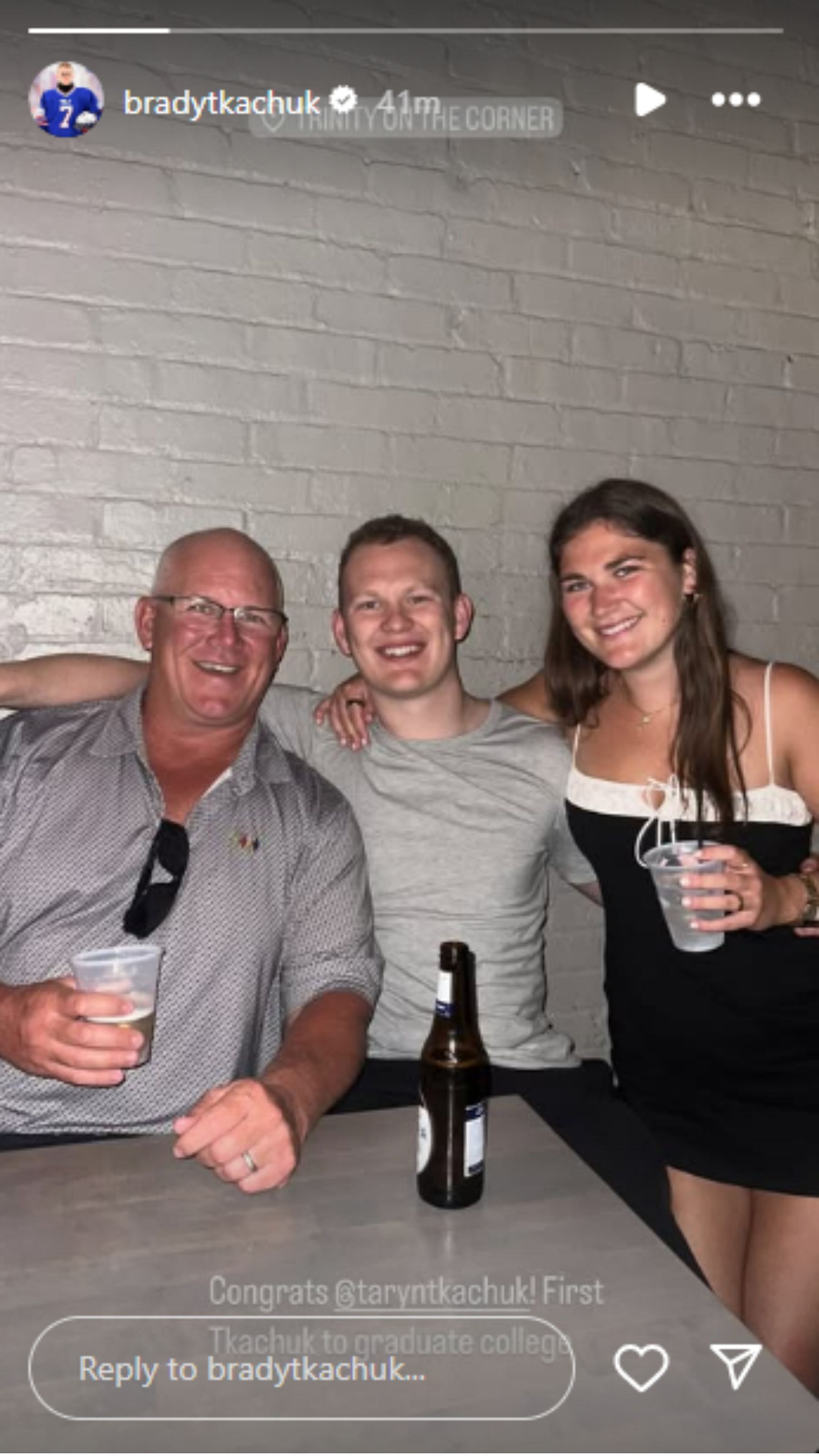 via Instagram/@bradytkachuk